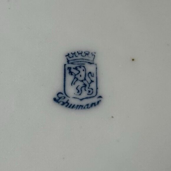 Schumann Dresden Bouquet Pierced Wall Plate 8" Germany Vintage Fine Porcelain - Picture 7 of 8